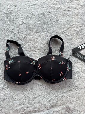 TA3 Busty Bra Top Primrose Floral Underwire Bikini Top Small D/DD